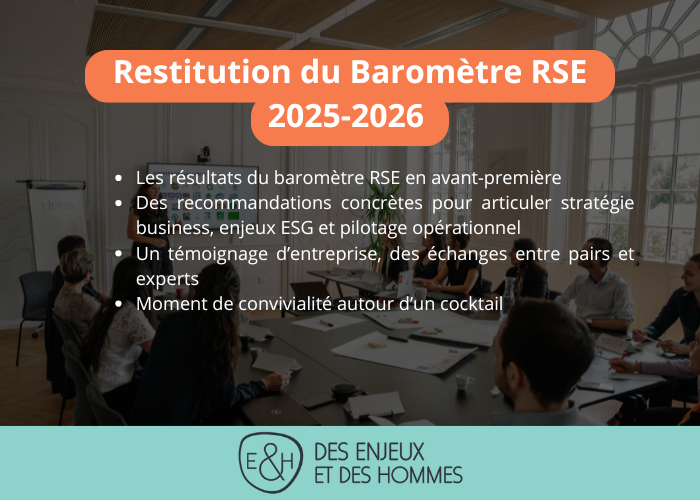 Restitution baromètre RSE 2025
